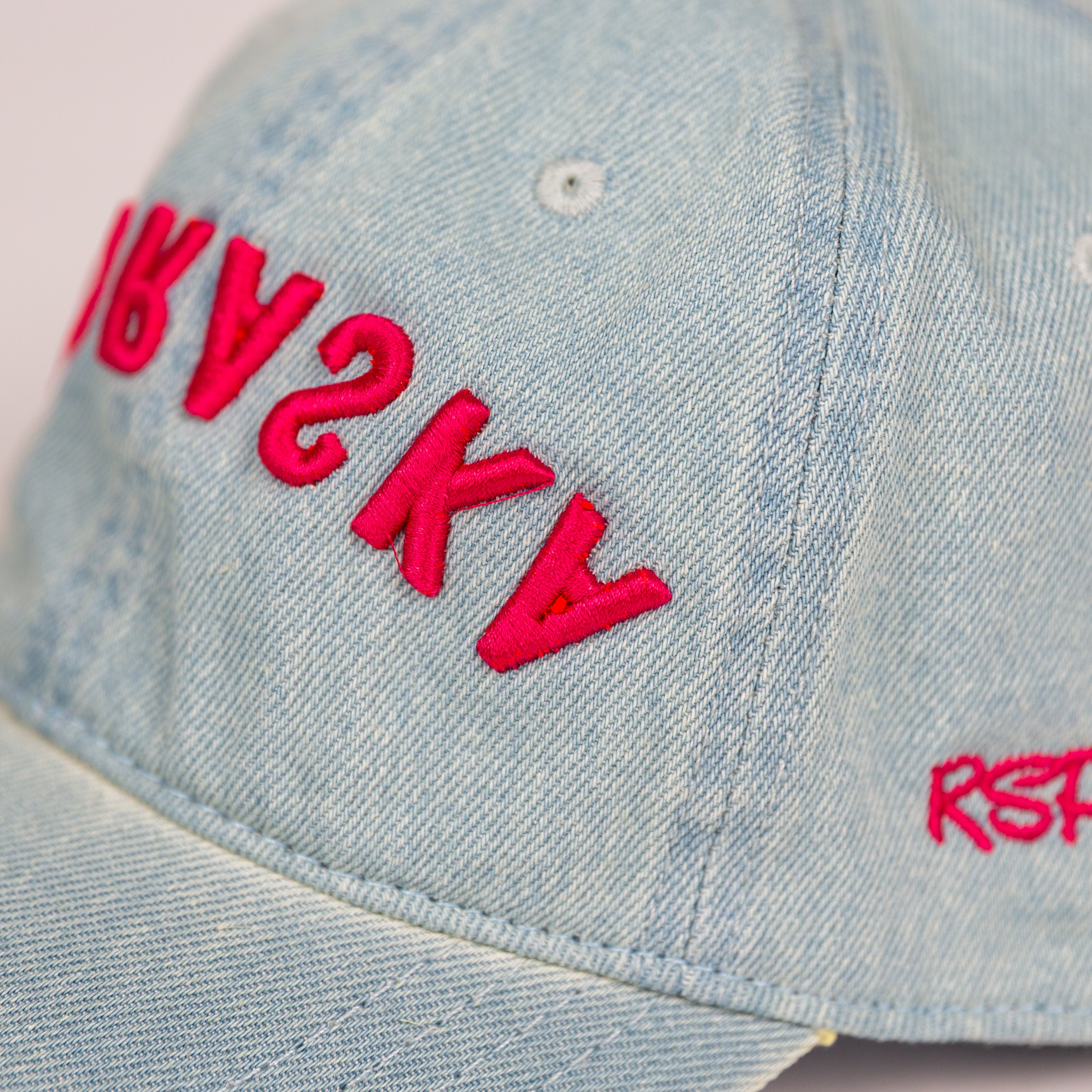 D1 Denim Hat Pink