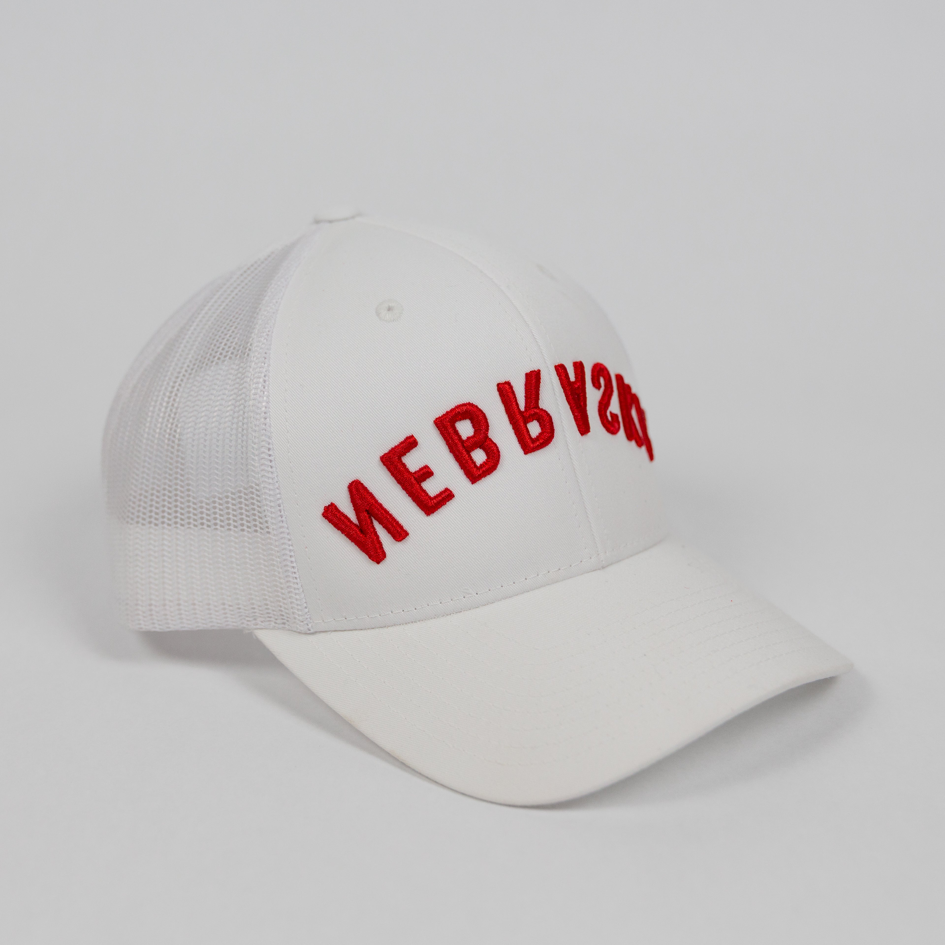 White Trucker Hat